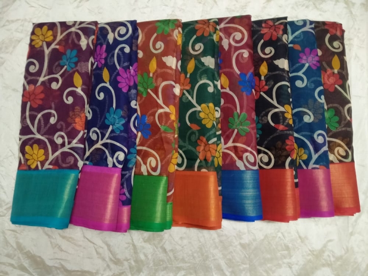 SYNTHETIC COTTON SAREE