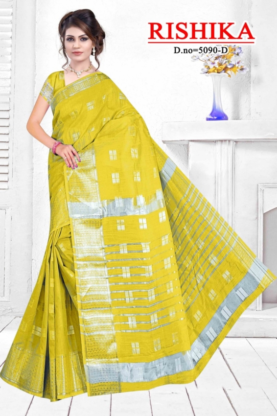 SYNTHETIC COTTON SAREE