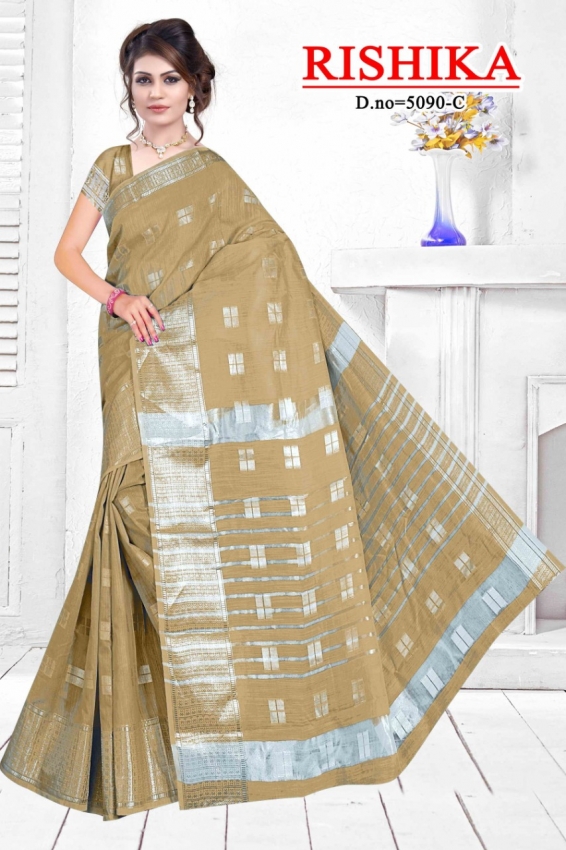 SYNTHETIC COTTON SAREE