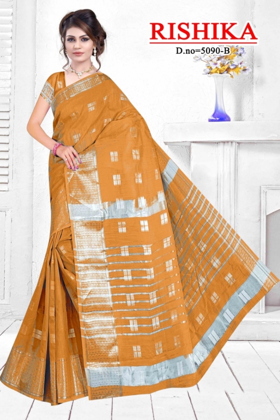 SYNTHETIC COTTON SAREE