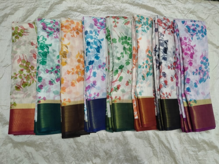SYNTHETIC COTTON SAREE