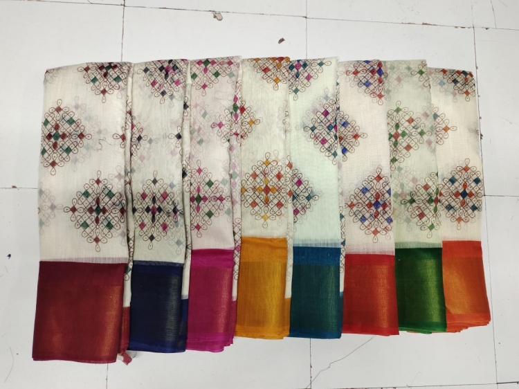 SYNTHETIC COTTON SAREE