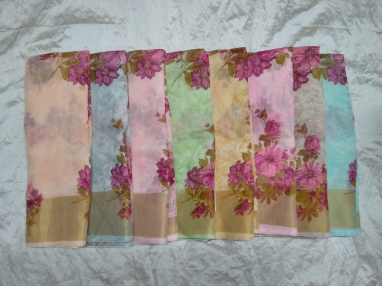 SYNTHETIC COTTON SAREE