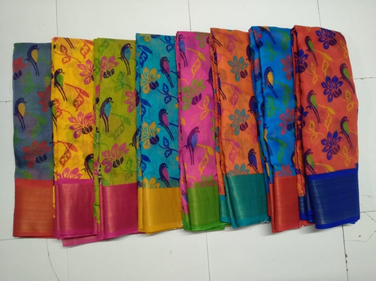 SYNTHETIC COTTON SAREE