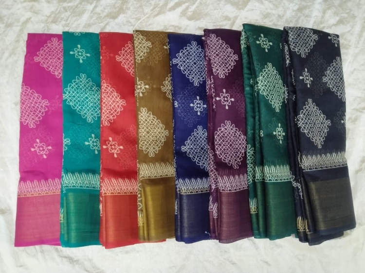 SYNTHETIC COTTON SAREE