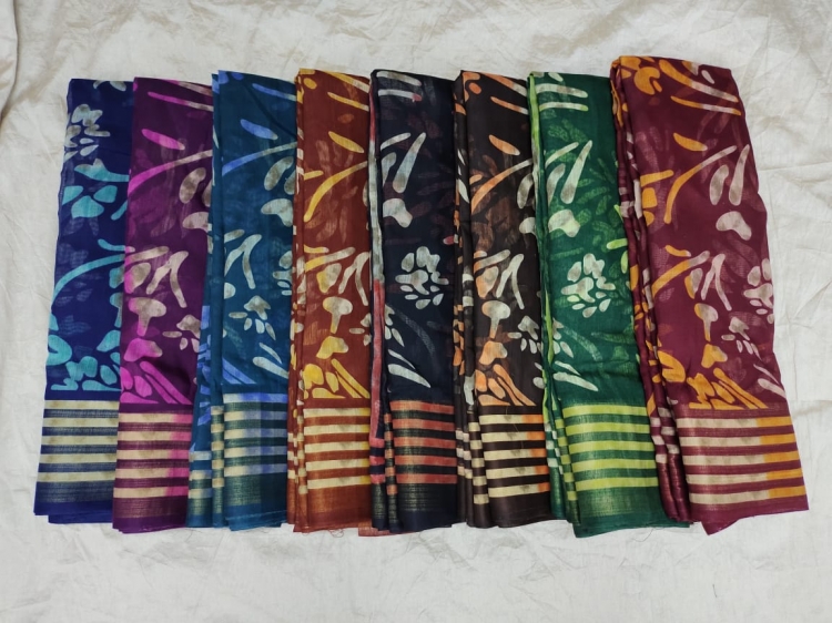 SYNTHETIC COTTON SAREE