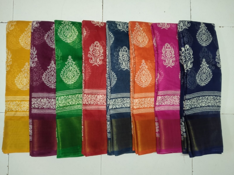 SYNTHETIC COTTON SAREE