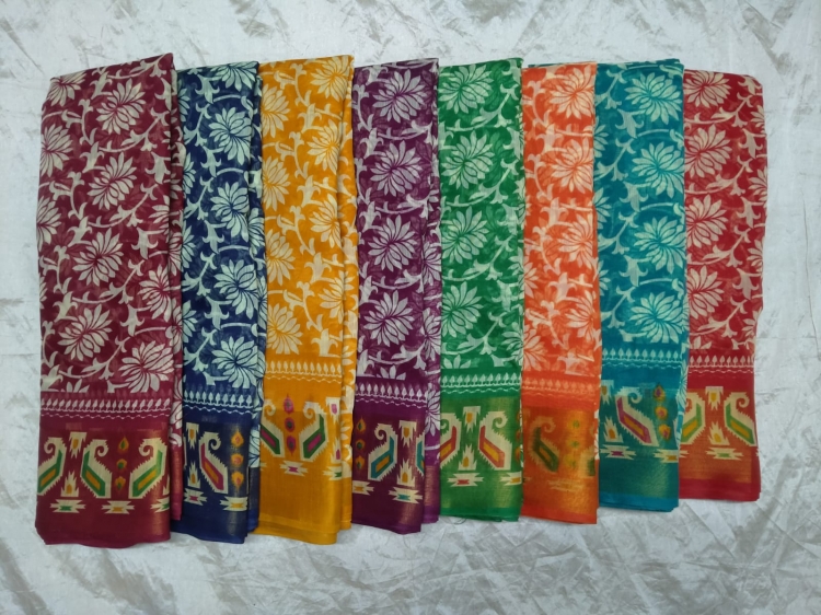 SYNTHETIC COTTON SAREE