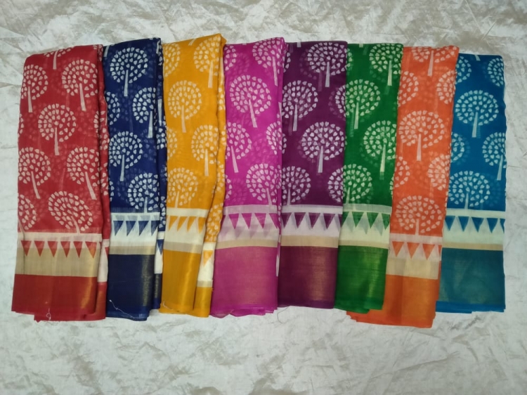 SYNTHETIC COTTON SAREE