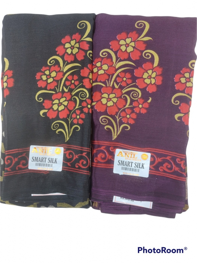 TURKEY SILK SAREE WITH BLOUSE COMBO PACK OF 2