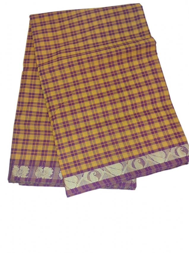 CHETTINAD COTTON 9 YARD SAREE