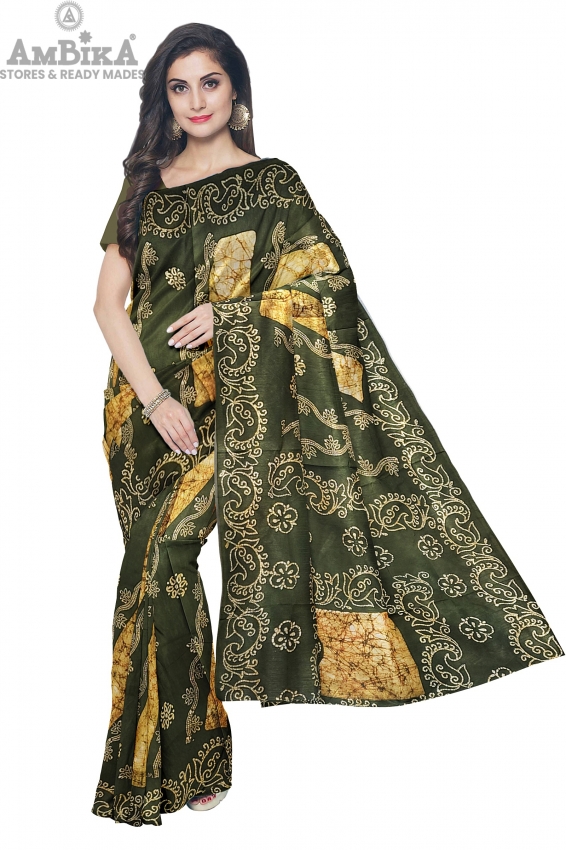 Ambika Stores Women's Madurai Sungudi Cotton Saree