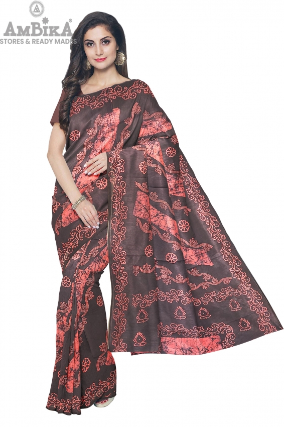 Ambika Stores Women's Madurai Sungudi Cotton Saree