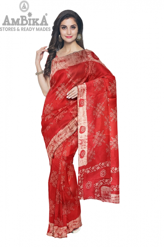 Ambika Stores Women's Madurai Sungudi Cotton Saree