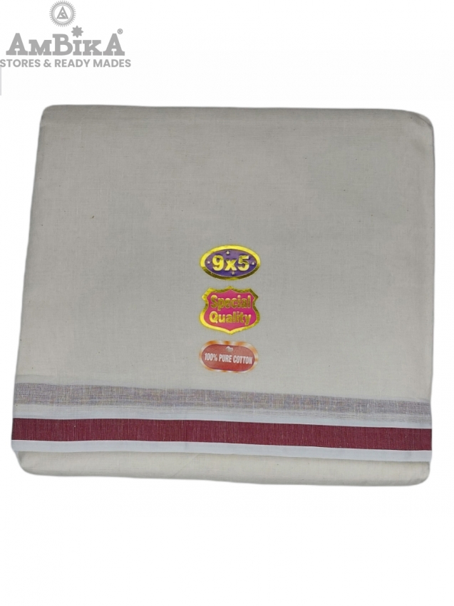 Gundanchi Cotton Mens Panjakejam Dhoti & Towel set [9*5]