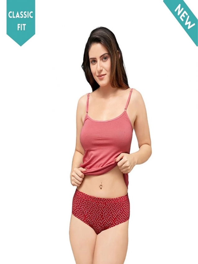 Intimacy Classic Dark Printed Panty - Inner Elastic -Pack of 3
